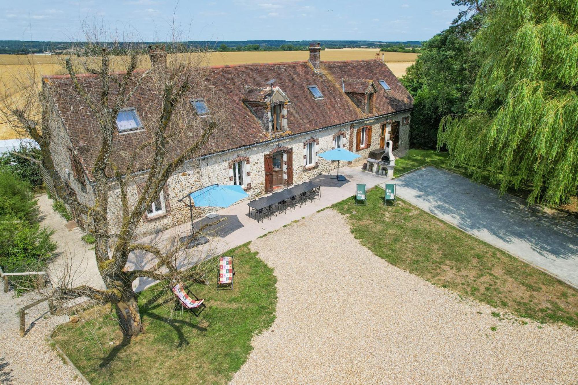 Crazy Villa Champs Corons 61 - Interior Heated Pool - 2H From Paris - 30P Les Menus Екстер'єр фото