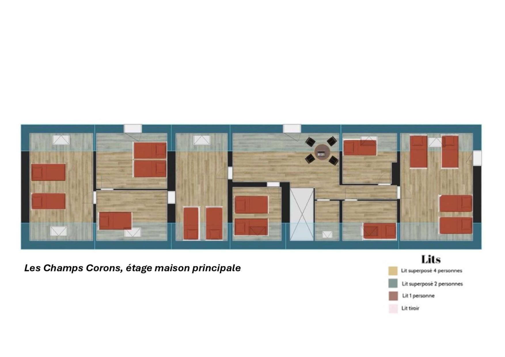 Crazy Villa Champs Corons 61 - Interior Heated Pool - 2H From Paris - 30P Les Menus Екстер'єр фото